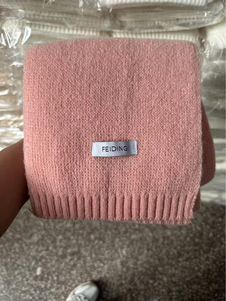 Damen 2025 Koreanischer Stil Gestrickter Winterschal - Unifarben, Warm, Vielseitig, Unisex Halswärmer