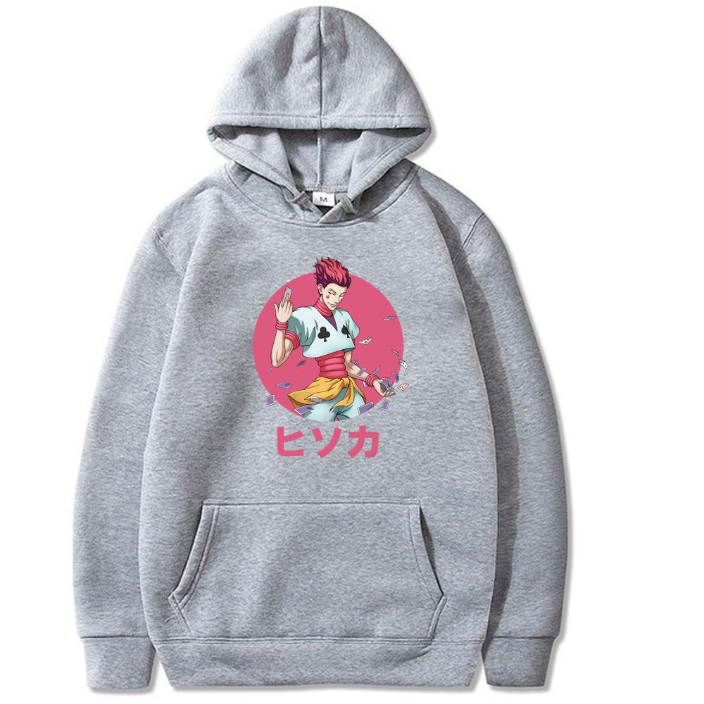 Japanese Animation HUNTER Men's Hoodie Autumn Sweatshirt Men Womnen Fashion Design Pullover Men's Fleece Hoodies