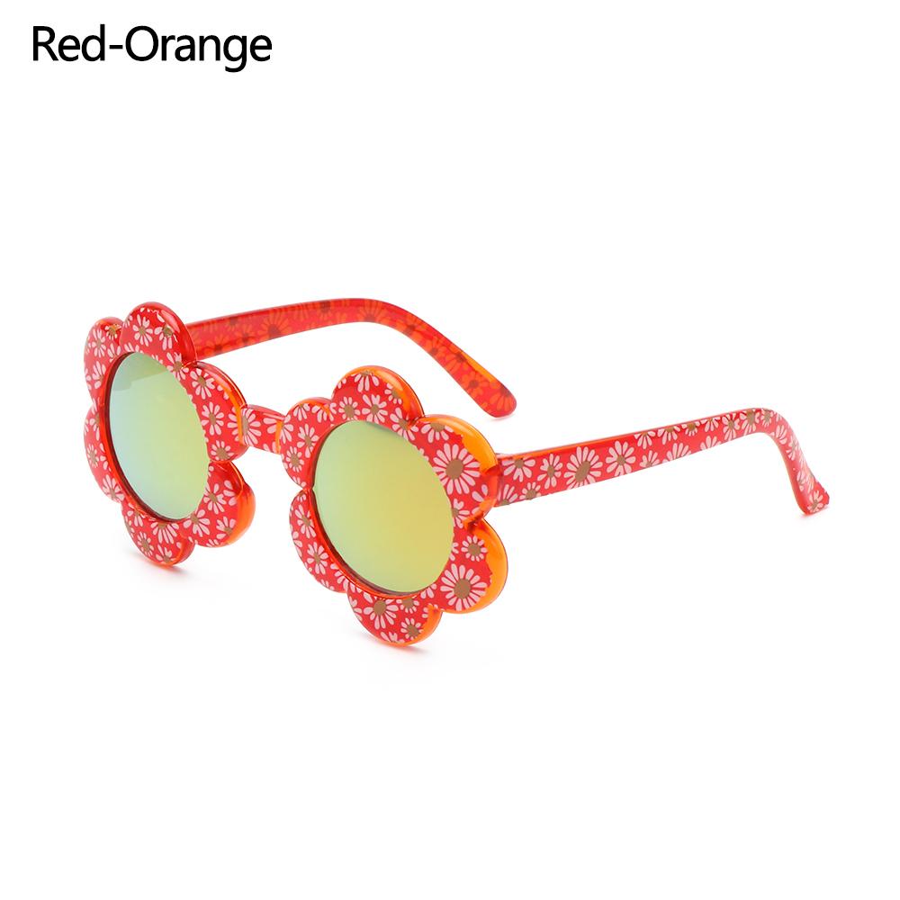 Favors Kids Sunglasses Flower Shaped Sunglasses for Toddler Girls Boys Round Flower Sunglasses