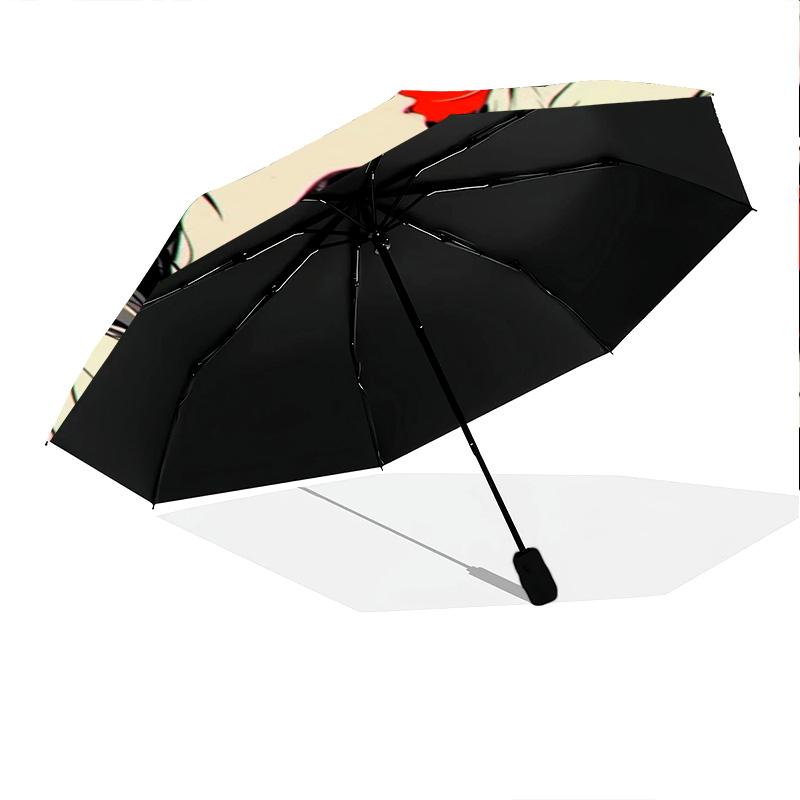 Passionate Embrace: Love's Intensity Folding umbrella Portable Umbrella Sun umbrella light travel