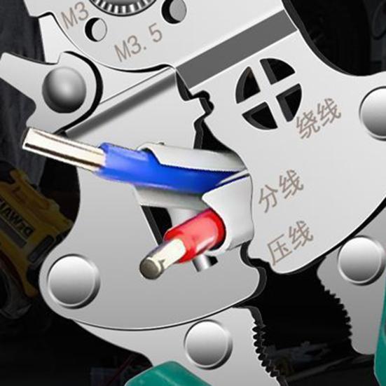 Dezizolatoare de sârmă Instrument de dezizolat sârmă pentru electricieni cu design precis al orificiului de dezizolare Suprafață lustruită anti-rugină Clești de dezizolat sârmă