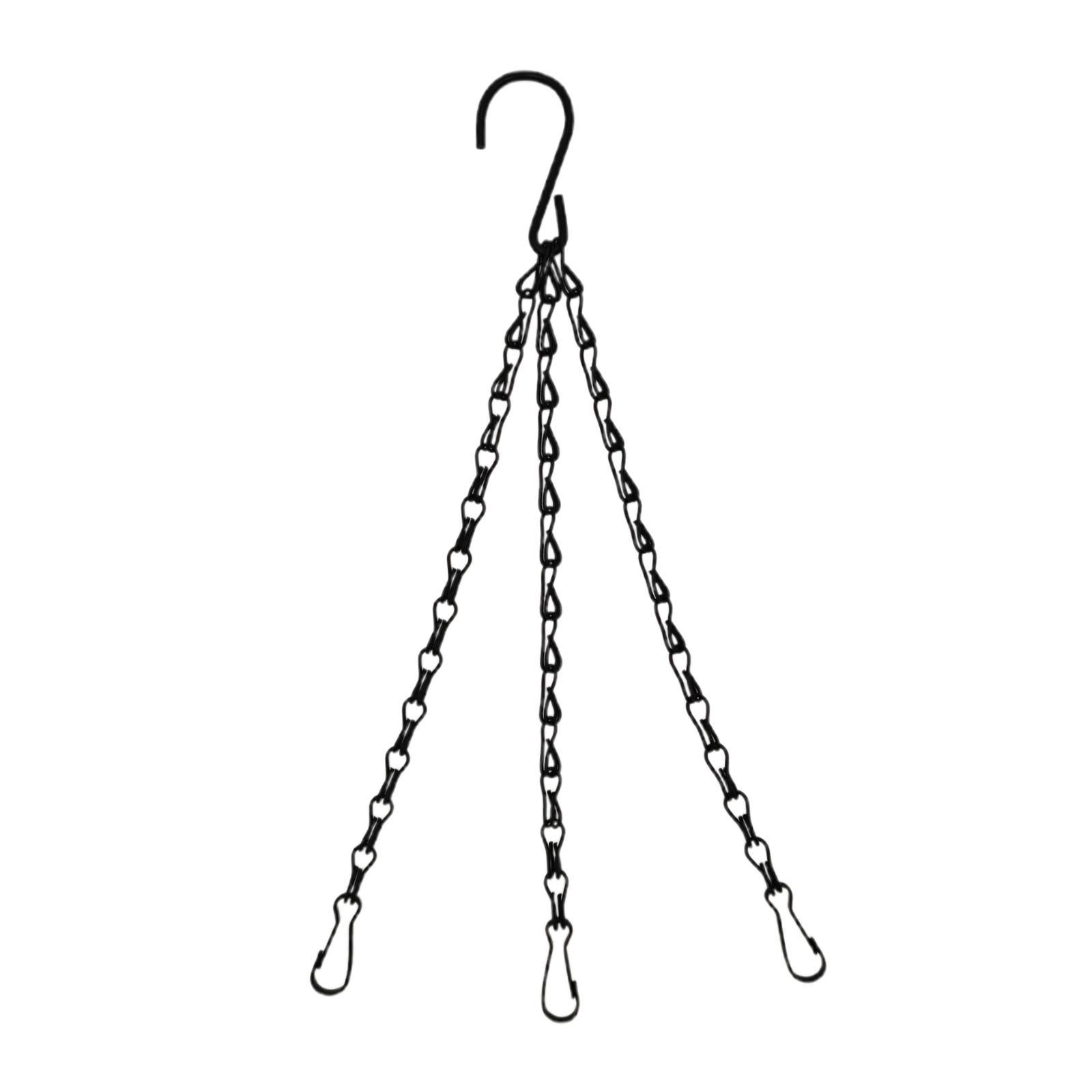 

3 Leads Flower Pot Chain Secure Flexibility Hanging Flower Basket Birdcages Hanger for Balcony Garden Home Yard Flower Pots