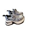 SOOFYLIA Platform Mesh Dad Shoes Women 2025 Autumn New Retro Heightening Versatile Casual Sports Shoes Trend