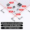 20PCS 2512 SMD Alloy Resistor 2W 1% 0.1R 0.1 Ohm R100 R010 R020 R050 R100 R200 R220 R330 R470 R500 1R00 Resistance