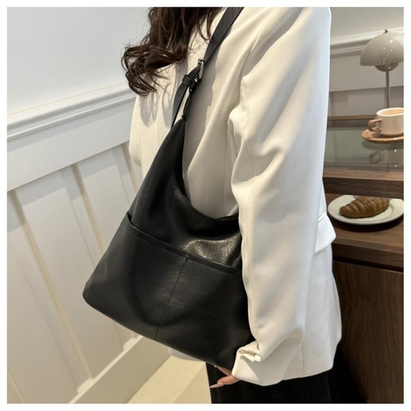 Sac d'aisselle Élégant pour Professionnels et Étudiants Sac à Bandoulière Léger et Polyvalent