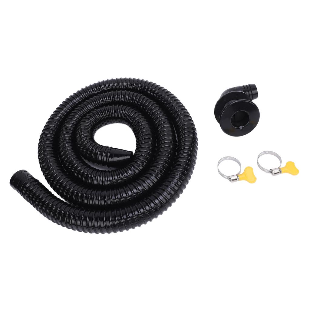 Boat Bie Installation Kit Efficient Marine Bie Drainage System with Flexible Thicken Pipe Clamps and Elbow Connector for 1100GPH Bie Pump