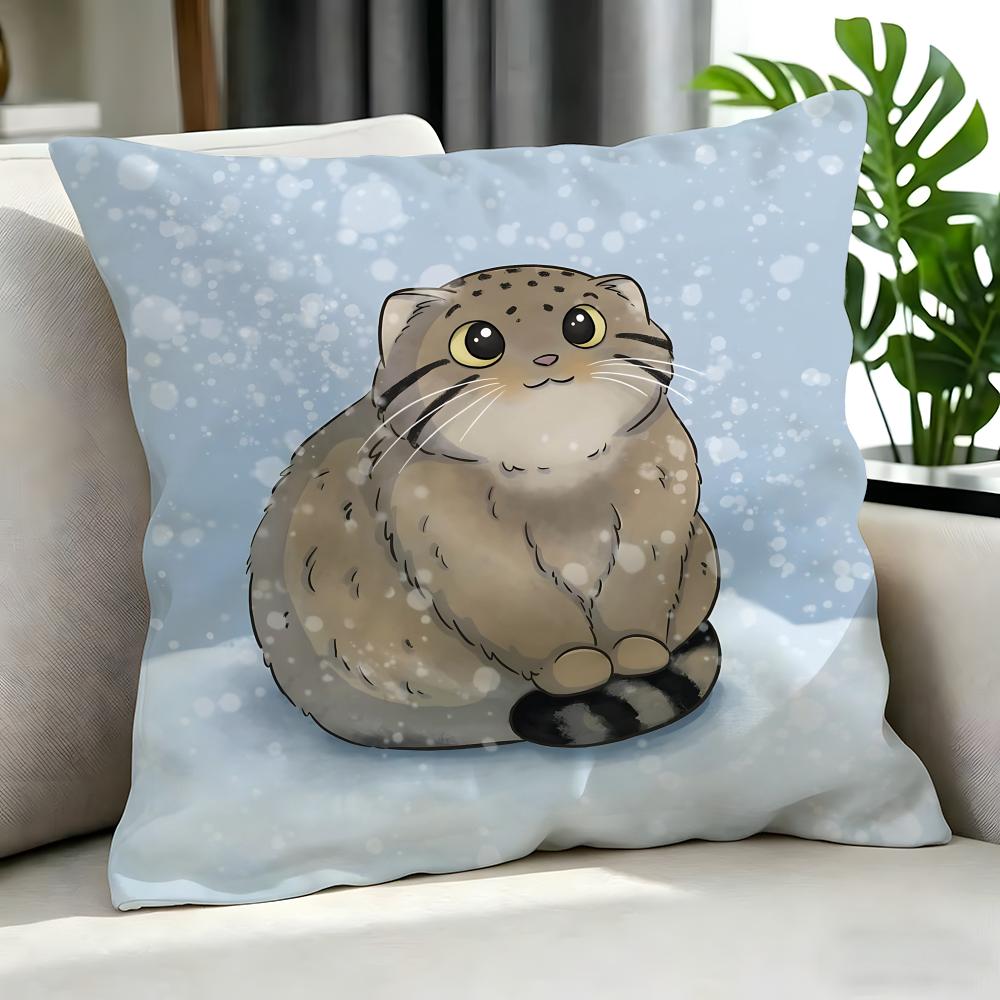 Animal PPallass cat Cushion Cover Cushion Cover Set Pcs x x x Pillowcase Decorative Sofa Home Decor