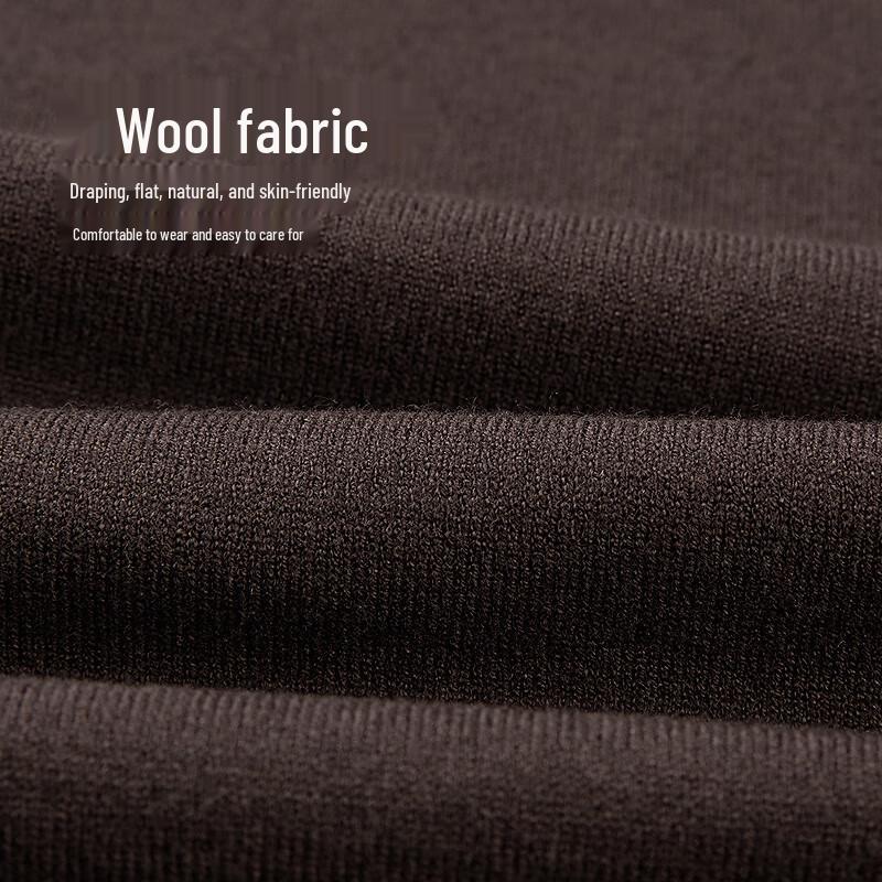 HLA Men's Business Casual Crew Neck Knit Sweater