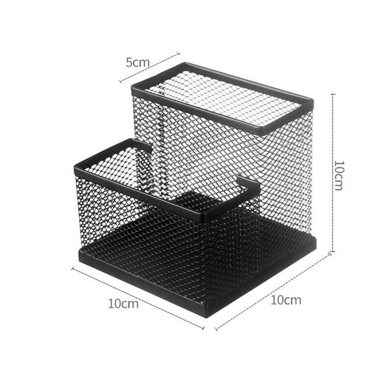 Multifunctional Pen Holder Creative Metal Iron Art Storage Pen Holder Student Stationery Desktop Office Storage Box
