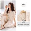 [Soft] Pajamas women's summer 100% pure cotton half-sleeved short-sleeved trousers loungewear summer summer suit