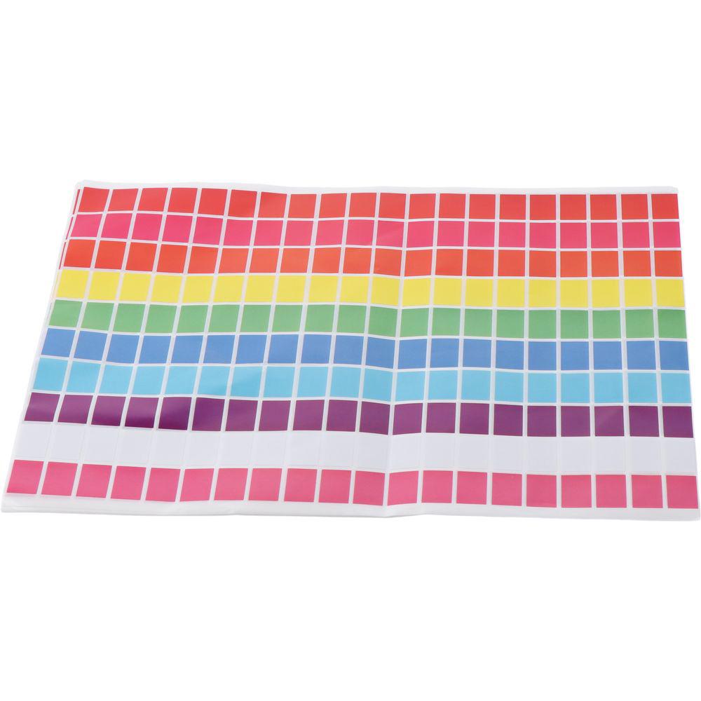 2000PCS 10 Colors Self-adhesive Stickers Multi-color Colored Stickers Office Colored Labels