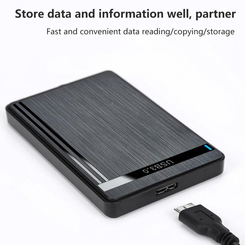 2.5-Inch Ssd Hdd Sata Driver-Free Micro Type-C Usb3.0 External Mobile Hard Drive Box Storage Device Efficient Office Game