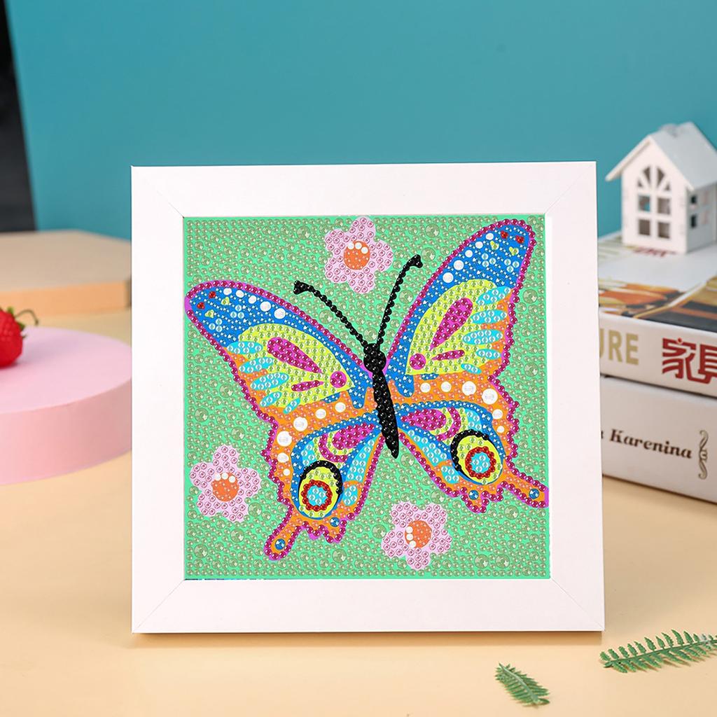 Kids Full Drill 5D Diamond Painting Kit, Cartoon Animal Handmade Diy Diamond Paste Decor Art
