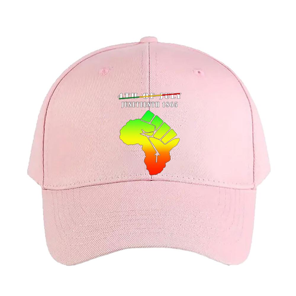 JULY JUNETEENTH INDEPENDENCE FREEDOM DAY Classic Adult Peaked Hat Adjustable Printed Baseball Caps Trucker Cap A for Man