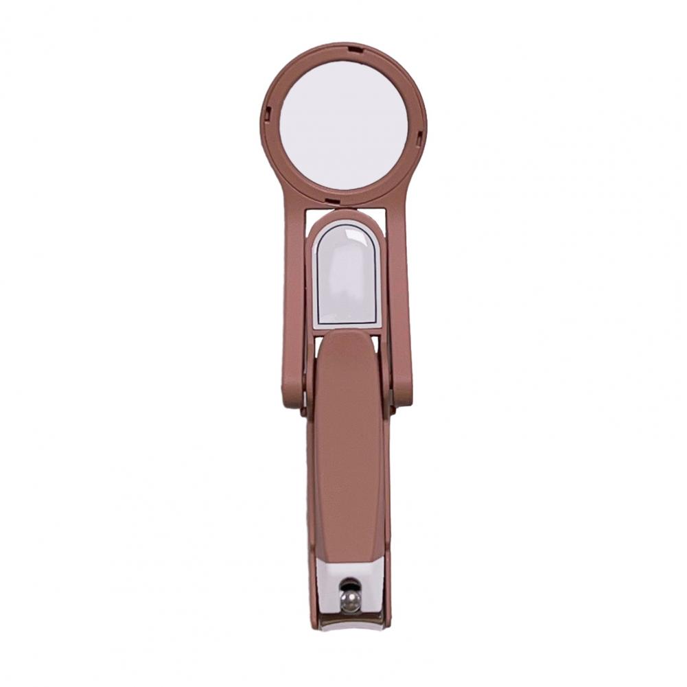 Nail Clipper with Magnifying Glass Nail Cutting Clippers Anti-Splash Design Nail Scissors for Elderly