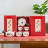 Snowflake Glaze Kung Fu Tea Gift Set One Pot Four Cups Ceramic Business Activities Festival Wedding Banquet Opening Gifts