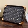 Jewelry Display Tray with Protective Velvets Lining Jewellery Holder Accessory Presentation Stand for Home or Shop Use