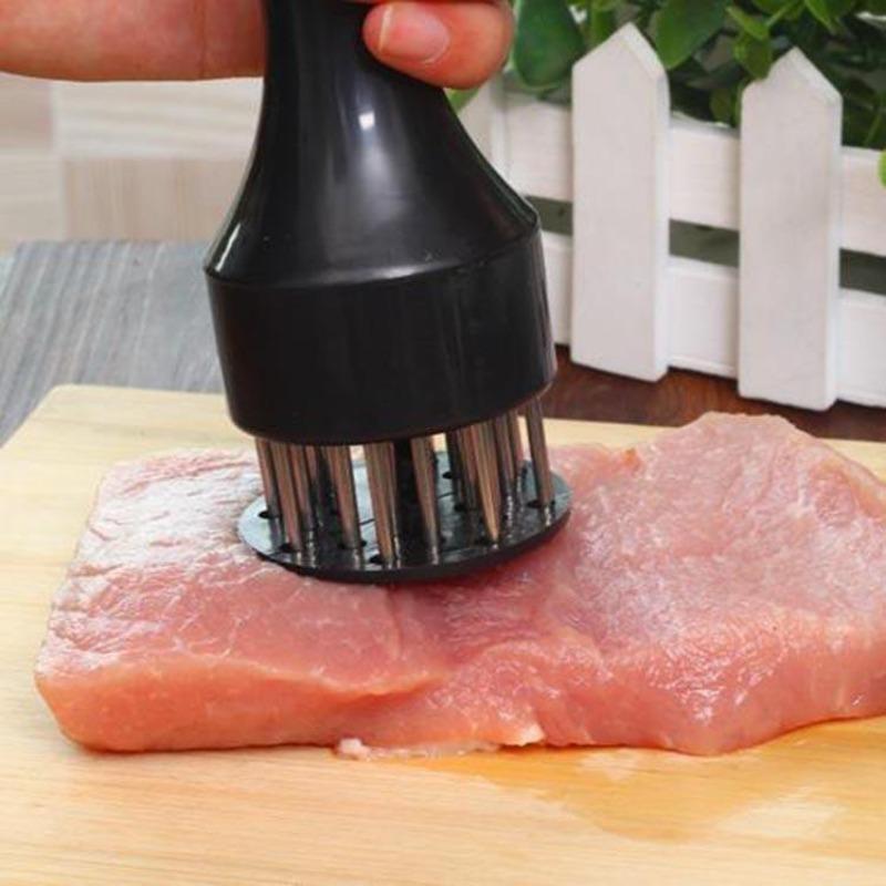 Meat Tenderizer, Loosening Tool, Steak Needle, Tendon Cutting Knife 16 Needle Kitchen Tool, Cross Quick Marinating Poultry Tool