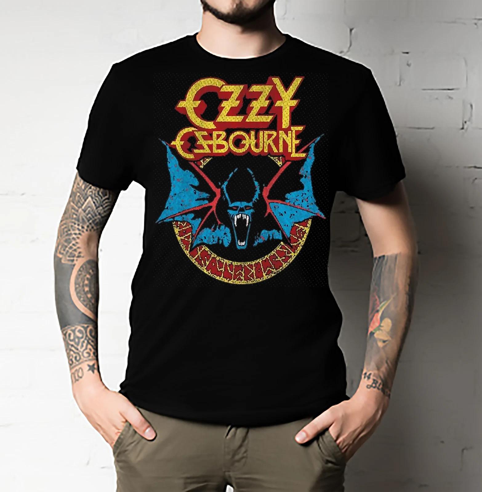 Men s and Women s T-shirts Ozy Osbourne Classic Bat Men XL