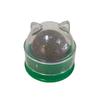 2Pcs Catnip Cat Lick Balls Rotating Catnip Ball Cat Toy Safe Healthy Kitten Chew Toy with Adhesive for Wall or Floor Cats Licking Chewing Play