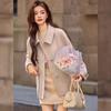 Women's 100% Wool Double-faced Lapel Short Coat