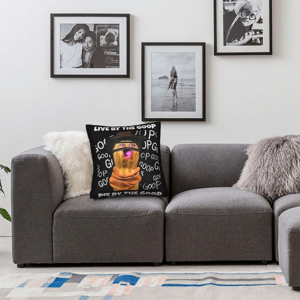 Funny The Burnt Peanut GOOP Bungulator Pillow Case Funny Pillow Cover Soft Pillowcases For Office Car Home Decor
