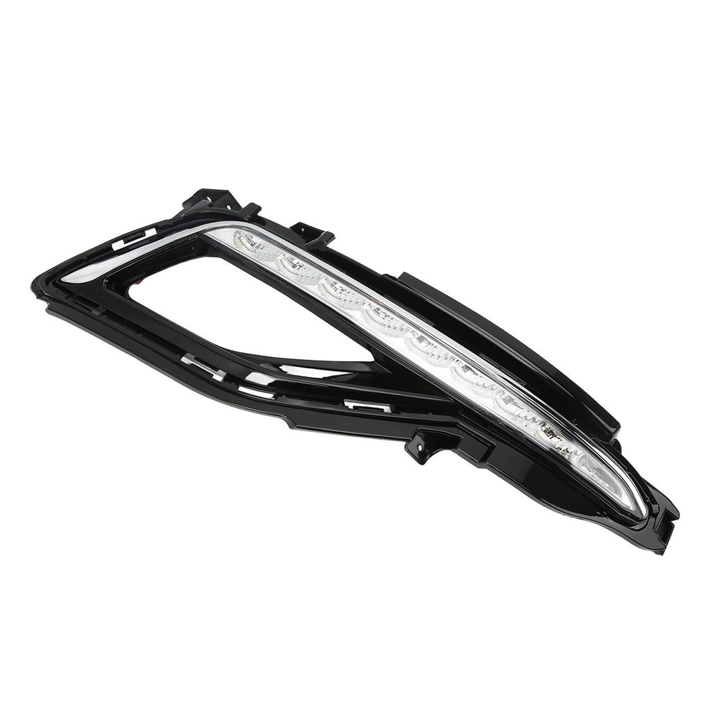 Left Right White LED Daytime Running Light Fog Lamp Replacement for Hyundai Sonata 2015?2017