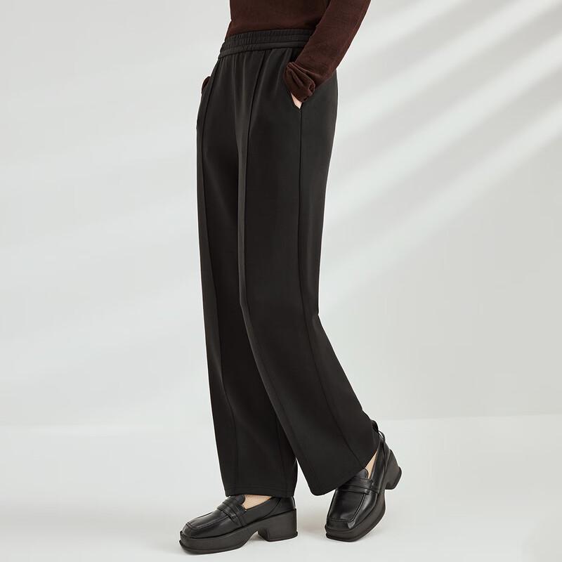 Elva' Island Women's High-Waist Straight Leg Casual Trousers