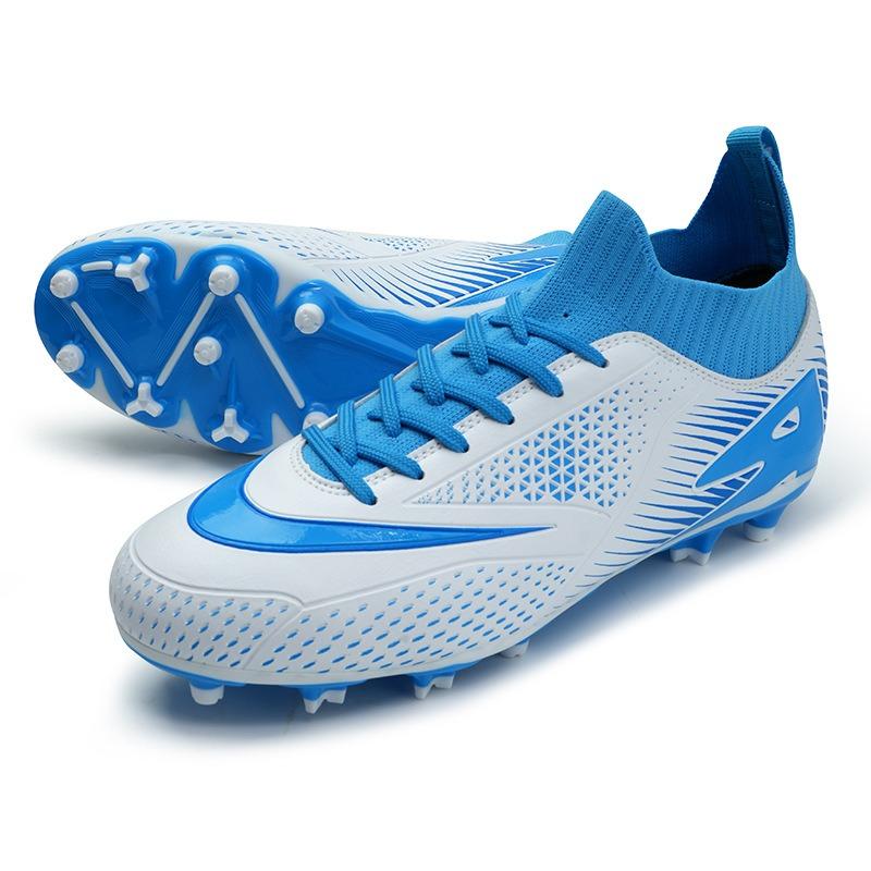 New high-top football shoes men's and women's youth artificial grass spike competition broken nail training sneakers
