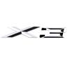 3D ABS Logo X3 Emblem Letters Badge Car Rear Trunk Sticker For BMW X3 F25 E83 G01 G45 Xdrive 20d 30d 20i 28i 30i 35i Accessories BX9