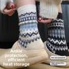 Kinder Dicke und Warme Fel Island Karomuster Wollsocken, Kälteschutz und Vielseitige Mutterschaftssocken für Damen