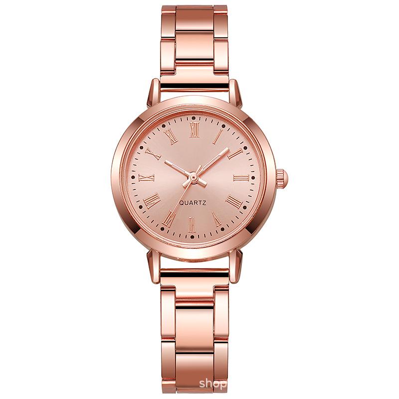 Trendy Casual Dames Quartz Horloge voor Studenten - Kleine Wijzerplaat, All-Match Design