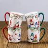 Exquisite Ceramic Plate Christmas Decoration Dinner Plate Healthy Underglaze Color Salad Plate Kitchen Tableware Accessories