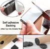 Self Adhesive Felt Tape Polyester Felt Strip Roll Hard Surfa Protector Black Furniture Felt Strips DIY Shape Sliding Pad Tape