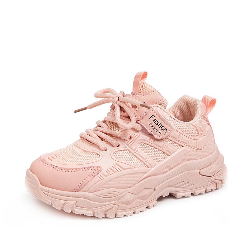 Spring Children's Sports Shoes Mesh Breathable Non-slip Casual Running Shoes