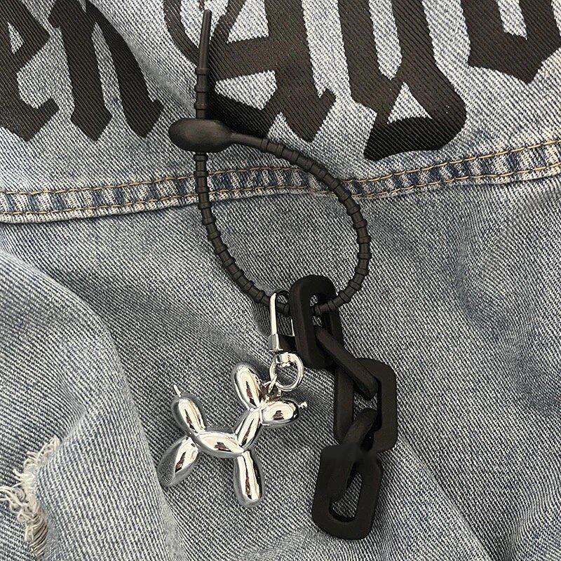 

Yogodlns Cute Mini Chain Backpack Hanging Handbag Pendant Bag Pendant Bags Accessories silver dog різнокольоровий