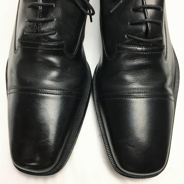 MEZLAN Made In Spain Straight Tip Business Shoes Black Size 7M 25.0 Men's(USED)