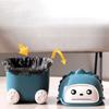 Ins Desktop Small Trash Bin Waste Bin Bedroom Home Cute Trash Can With Lid