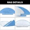 Robot Vacuum Cleaner Accessories Main Side Brush HEPA Filter Mop Pad Spare Part for Tikom L9000 Robot Vacuum Cleaner