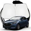 Ruiya Mazda Demio DJ MAZDA2 Custom Windshield Car Sunshade with UV Foldable for Car Custom Parts Sunshade, Parasol, Protection, Camping,