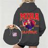 Women KPop Demon Hunters Hoodie with Mira Graphic Character Perfect for Autumn Winter Casual Wear  Fashionable Outdoor Pullover
