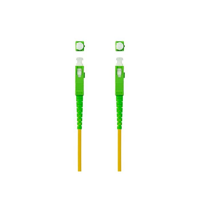 Câble Fibre Optique - Nano Cable - 10.20.0005 - SC/APC - Monomode Simplex - 5m - Jaune
