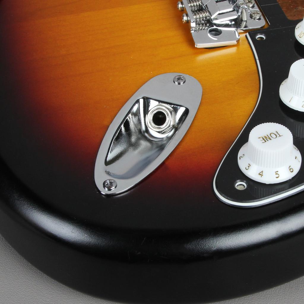 FLEOR 1 Stück Bootsstyle Klinkenbuchse für Gitarre Ausgangsbuchse 1/4" 6,35mm für ST E-Gitarre