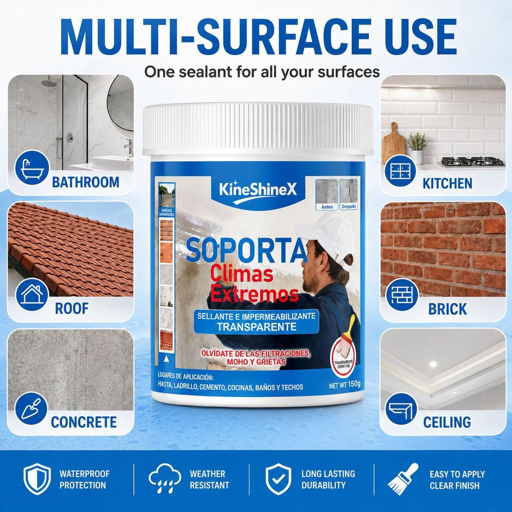 Clear Waterproof Sealing Paste, Crack Repair Sealant for Home Wall Ceiling Leakage