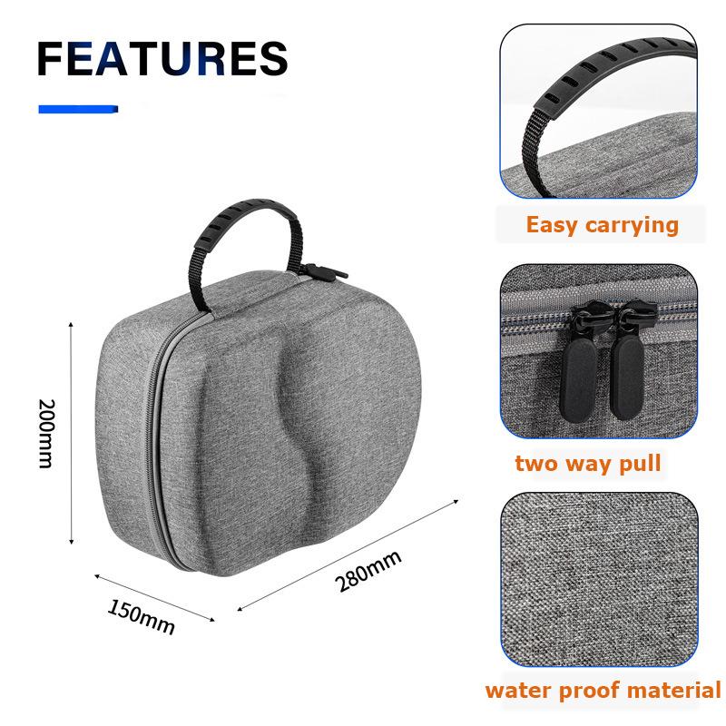 Storage Bag For Oculus Quest Pro VR Headset Hard EVA Travel Portable Convenient Carrying Case Controllers Accessories