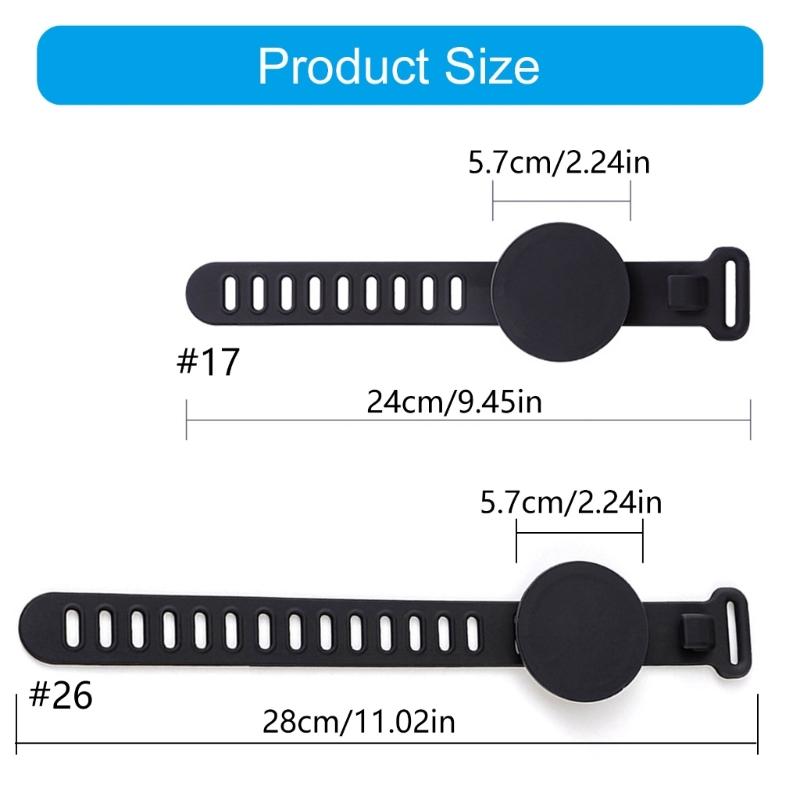 Silicone Magnetic Phone Wrist Strap Holder 360 Rotation Adjustable Viewing Angles Secure Grip For Mobile Devices