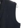 YVES SAINT LAURENT 90s Old V neck Knit vest 120 black Kid's Used