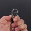 Snap Clip Stainless Steel Wire Snap Clip Hook Carabiner Key Ring  Belt Clip