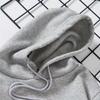 Herbst- und Winterkleidung Herren und Damen Samt Leeres Brett Druck Studentenjacke Langärmeliges Partner-T-Shirt Einfarbig Kapuzenpullover