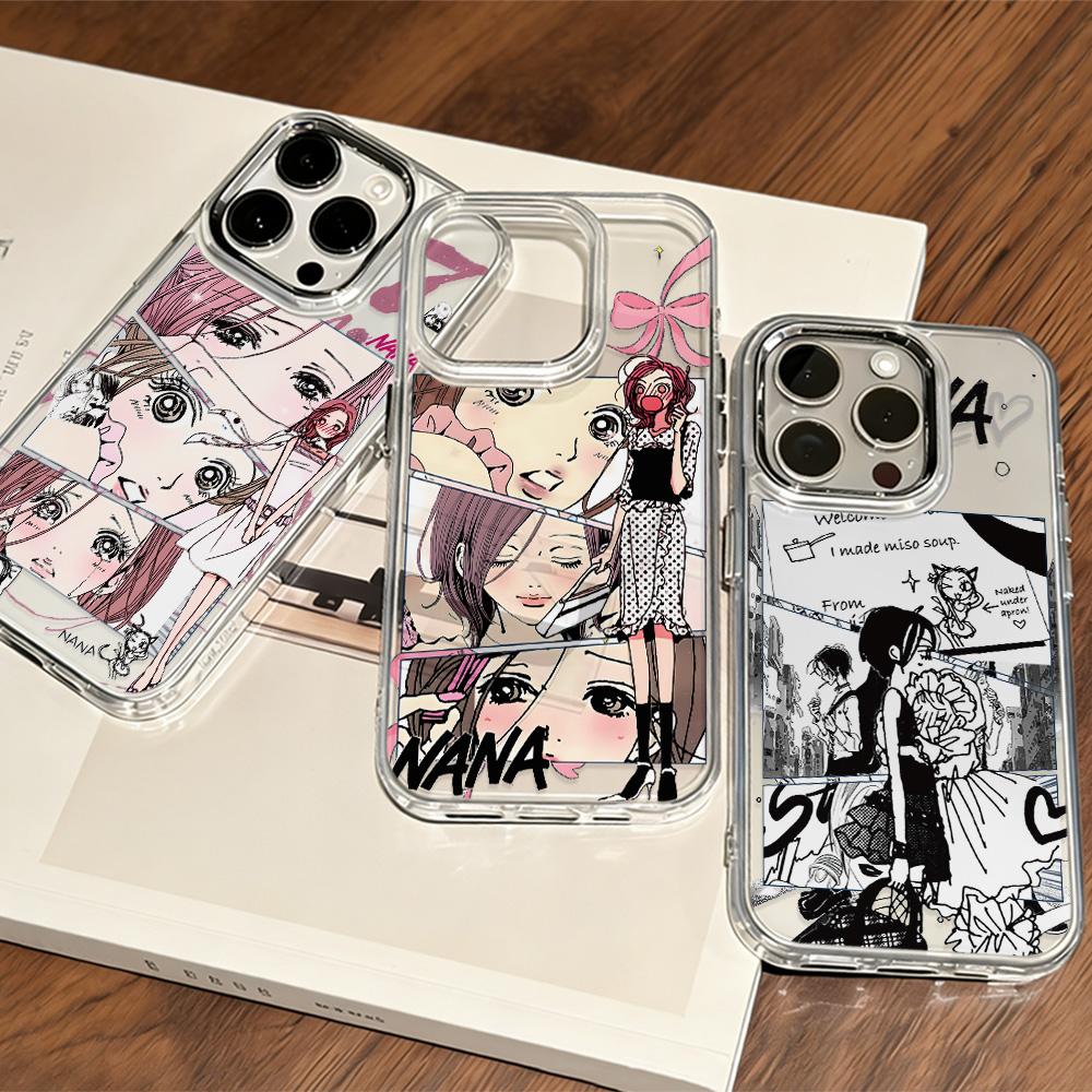 Phone Japan Anime Nanas Oosakis Case For IPhone 17 16e 16 15 14 13 12 11 Mini Pro Max X XR XSMAX 8 7 Air Plus Transparent Cover